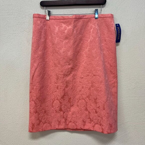 NWT Pendleton Pink Floral Blazer & Pencil Skirt Set Business Suit SZ 16 - Picture 4 of 10